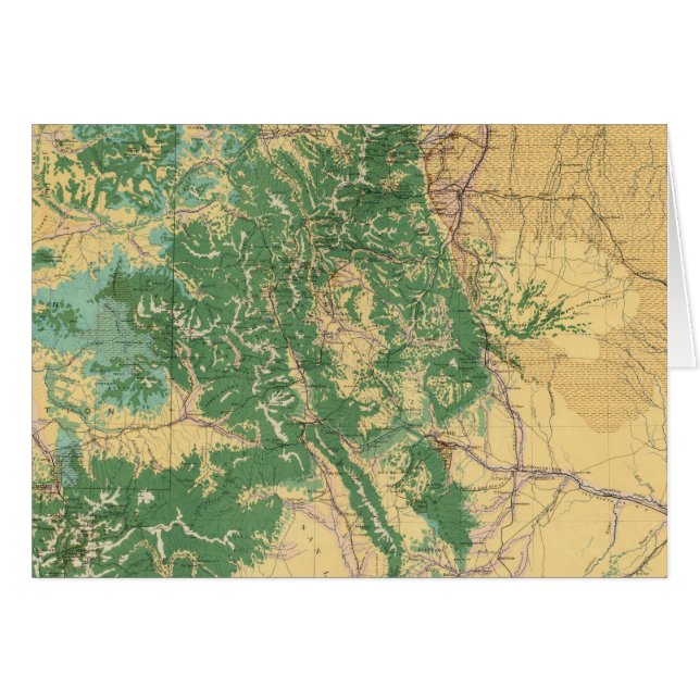 Mapa Económico de Colorado (Anverso (Horizontal))