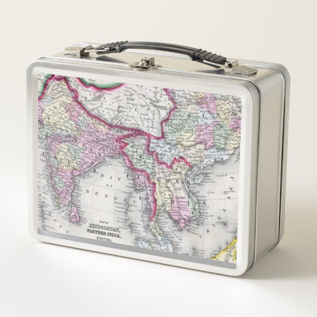 Mapa el | la India, Tíbet, China y SE Asia de (Anverso)