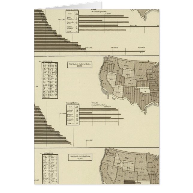 Mapa estadístico demente, idiota, ciego (Frente)