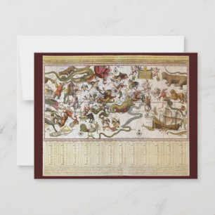 Mapa Estelar de la Constelación Vintage por Backer