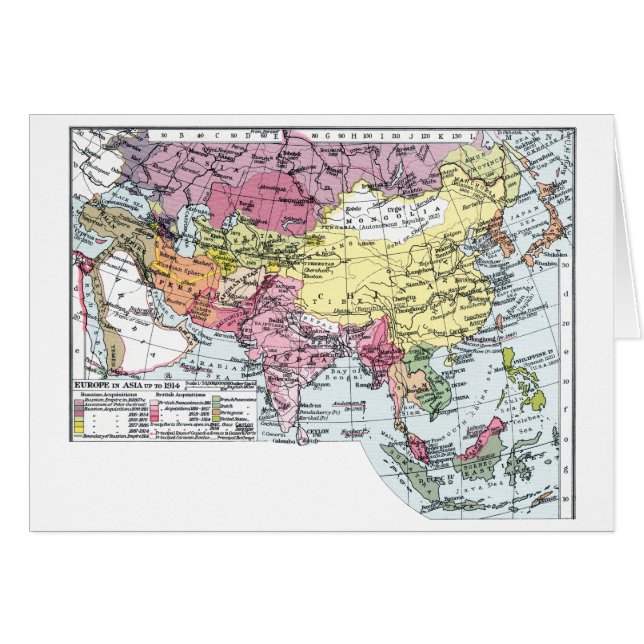 MAPA: EUROPA EN ASIA (Anverso (Horizontal))