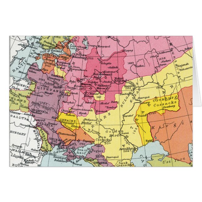 MAPA: EXTENSIÓN DE RUSIA (Anverso (Horizontal))
