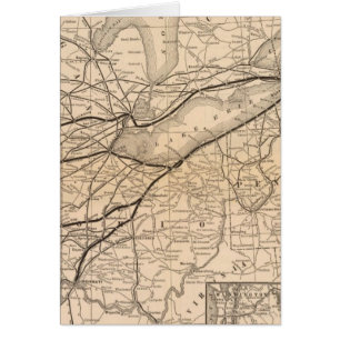 Mapa Ferrocarril Central y del Río Hudson