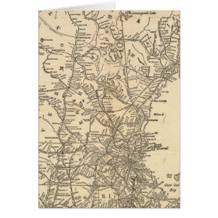 Mapa ferroviario Estados de Nueva Inglaterra