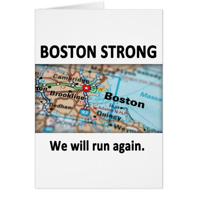Mapa fuerte de Boston (Frente)