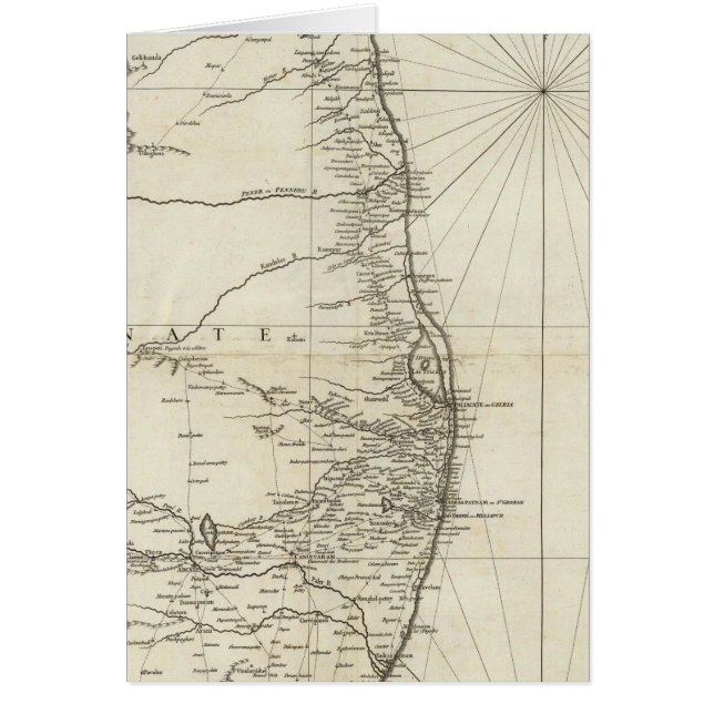Mapa geográfico de la India (Frente)