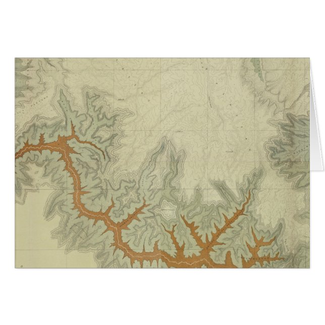 Mapa geológico compuesto de la meseta de Kaibab (Anverso (Horizontal))