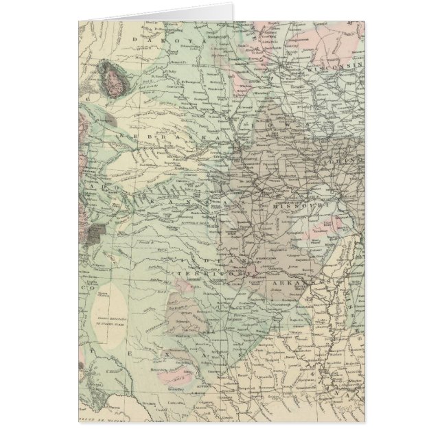 Mapa geológico de los Estados Unidos (Frente)