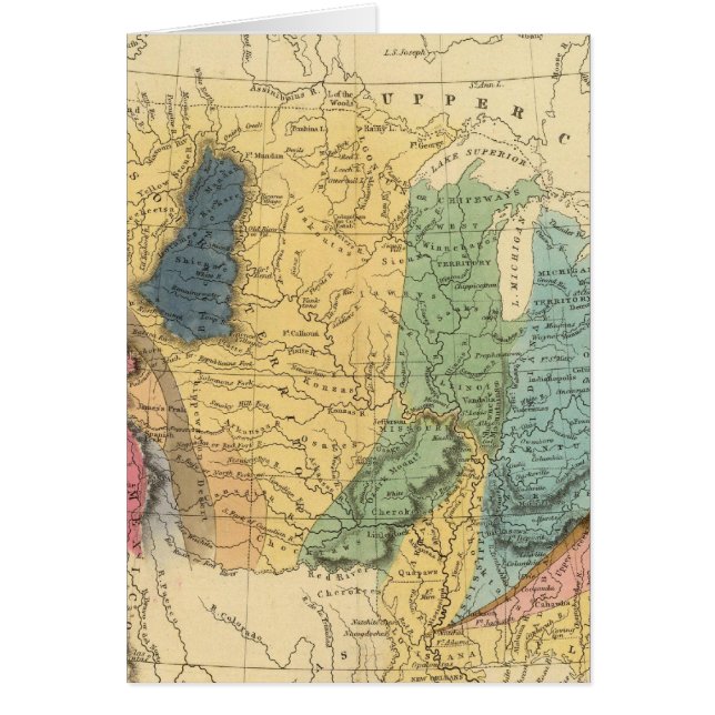 Mapa geológico de los Estados Unidos (Frente)