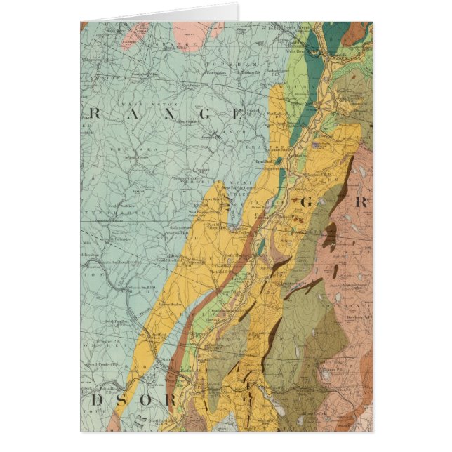 Mapa geológico de New Hampshire 2 (Frente)