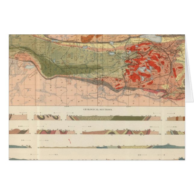 Mapa geológico general del distrito de Marquette (Anverso (Horizontal))