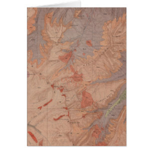 Mapa geológico, parte nacional de Yellowstone, Wy