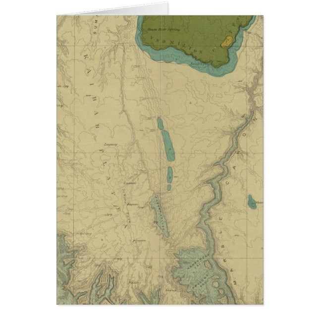 Mapa Geológico Que Muestra El Kanab (Frente)