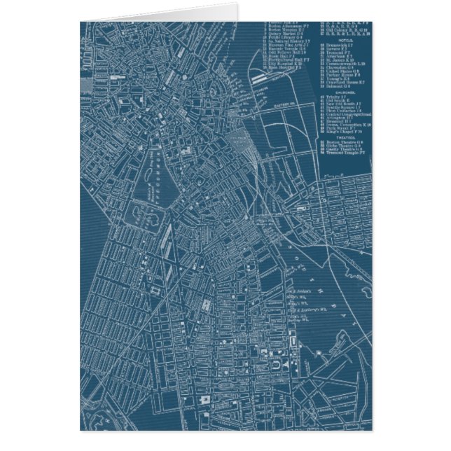 Mapa gráfico de Boston (Frente)