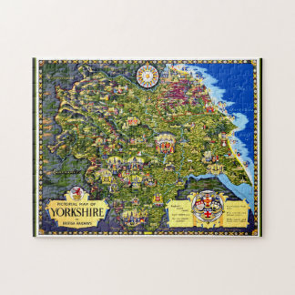 Mapa gráfico del rompecabezas de Yorkshire