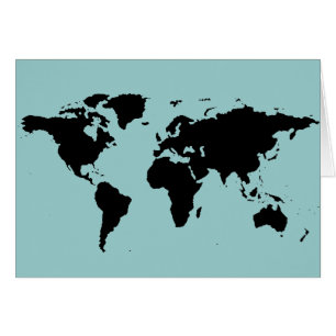 mapa gráfico negro mundial