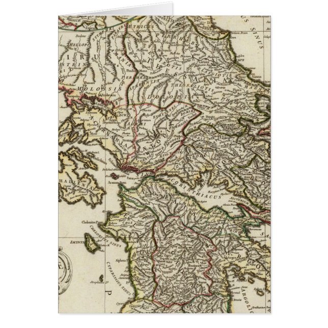 Mapa griego antiguo (Frente)