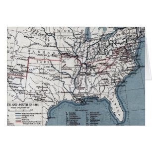 MAPA: GUERRA CIVIL, 1861