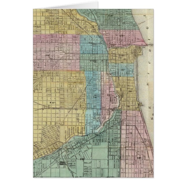 Mapa guía de Chicago (Frente)