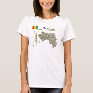 Mapa Guinea-Conakry + Bandera + Cargo camiseta