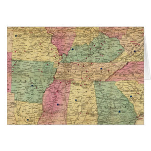 Mapa histórico y militar de Estados Unidos