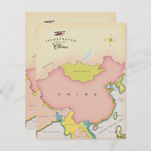Mapa ilustrado de china