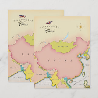 Mapa ilustrado de China