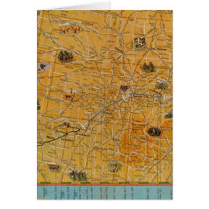 Mapa ilustrado de US Airways