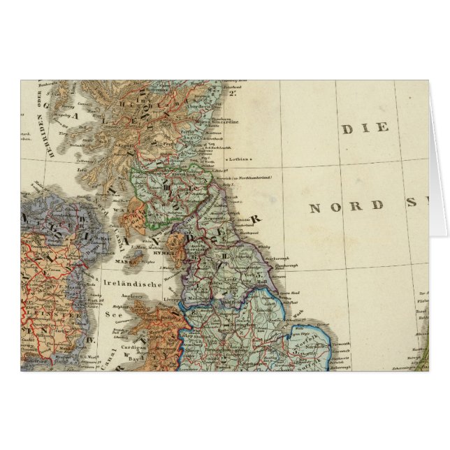 Mapa lingüístico de las Islas Británicas (Anverso (Horizontal))