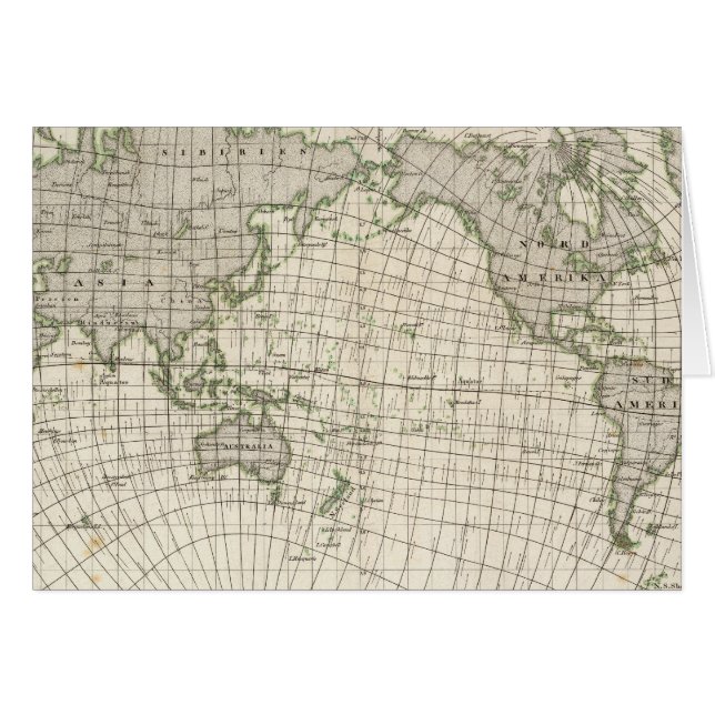Mapa magnético del mundo (Anverso (Horizontal))