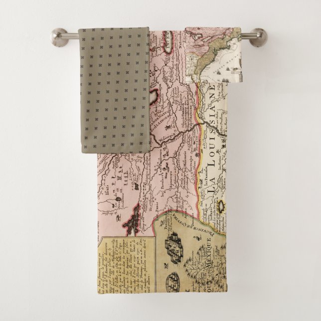 Mapa medieval América del francés de Quebec/de (In situ)