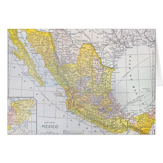 MAPA: MÉXICO (Anverso (Horizontal))