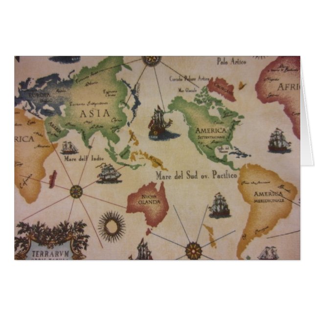 Mapa mundial (Anverso (Horizontal))