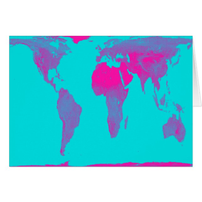 Mapa mundial (Anverso (Horizontal))