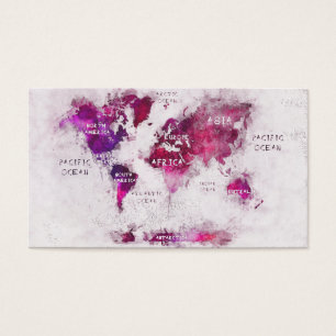 mapa mundial blanco morado