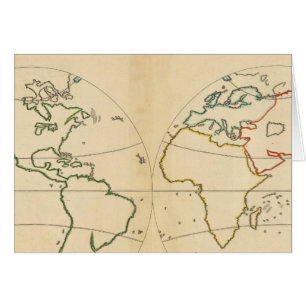 Mapa mundial con 5 zonas