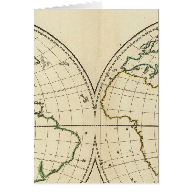Mapa mundial con Latitude y Longititude (Frente)