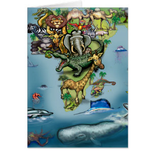 Mapa mundial de Oceanía África