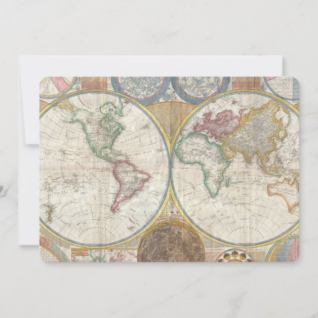 MAPA MUNDIAL Vintage (Anverso)