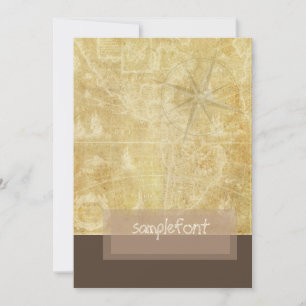 Mapa Náutico Vintage de PixDezines+brújula