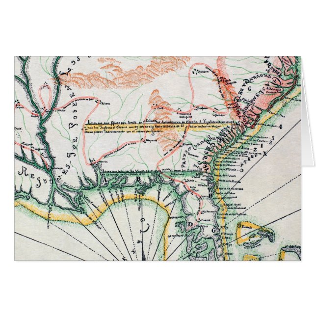 Mapa: Norteamérica, 1742 (Anverso (Horizontal))