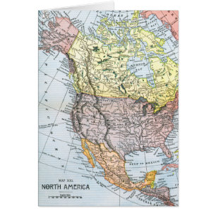 MAPA: NORTEAMÉRICA, 1890