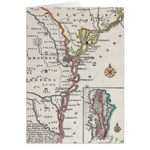 Mapa: Norteamérica, C1700