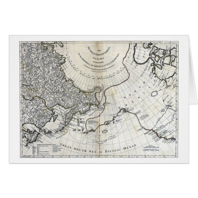 MAPA: NORTH PACIFIC (Anverso (Horizontal))