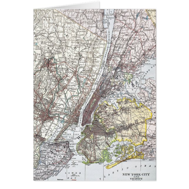 Mapa: Nueva York, 1906 (Frente)