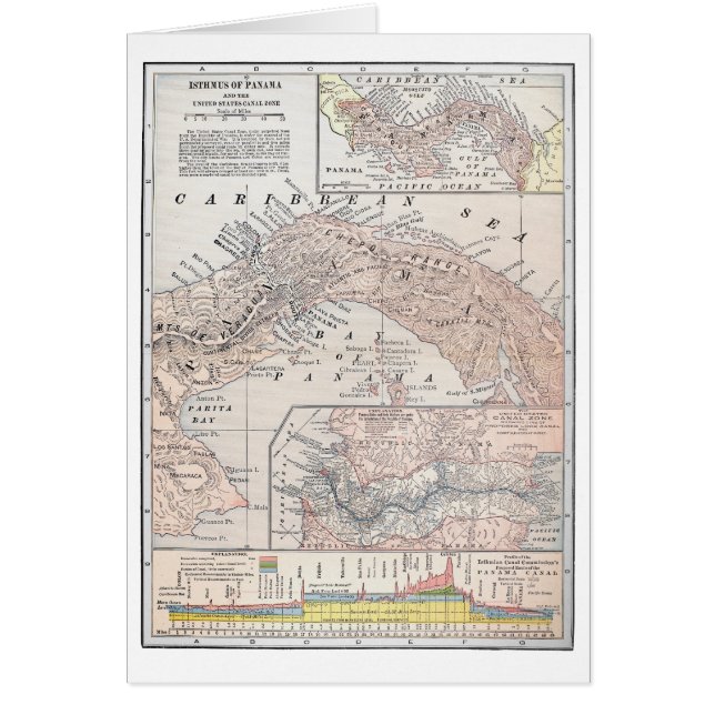 MAPA: PANAMÁ, 1907 (Frente)