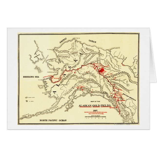 Mapa Panorámico de Alaska (Anverso (Horizontal))