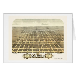 Mapa panorámico de El Paso, IL - 1869