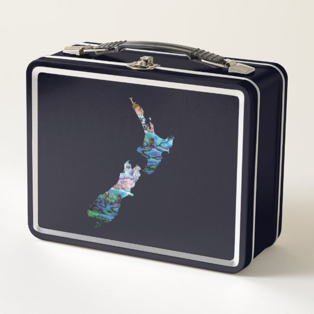 MAPA PAUA DE NUEVA ZELANDIA (Anverso)