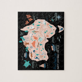 Mapa personalizado de Australia rompecabezas para 